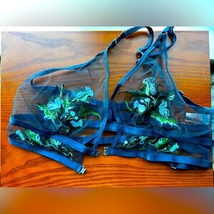 Thistle & Spire Cirsi Bralette in Navy (2XL / 3XL)
